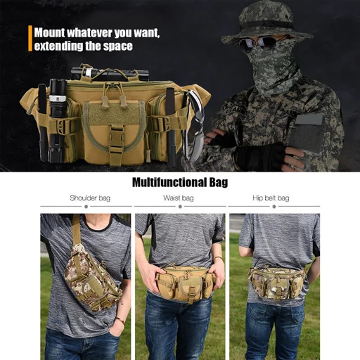 کیف کمری تاکتیکال مدل TactiPack Ranger سبک، مقاوم و مناسب طبیعتگردی و سفر