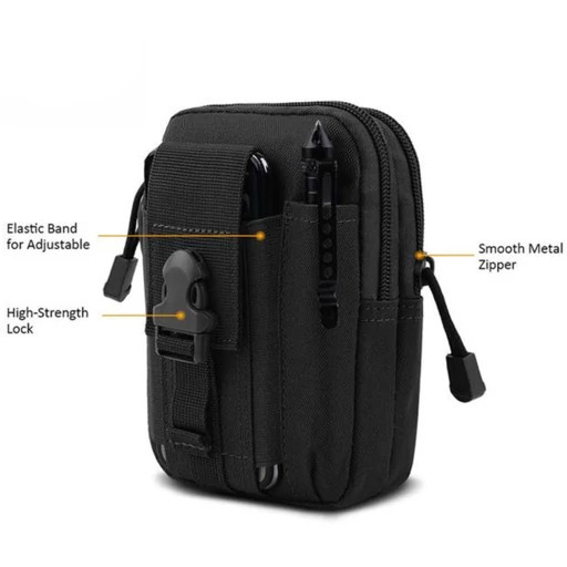 کیف کمری تاکتیکال مدل TactiPouch Urban – سبک، مقاوم و کاربردی برای سفر و استفاده روزمره
