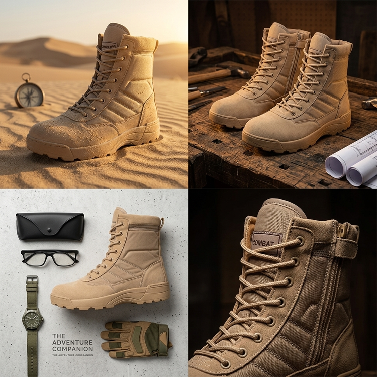 پوتین تاکتیکال مردانه مدل Combat Swat سبک و مقاوم
