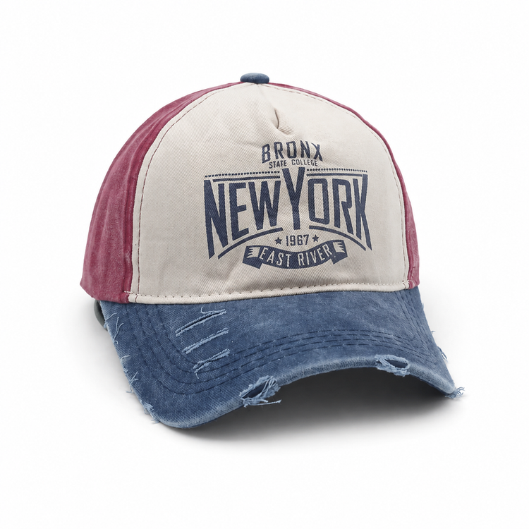کلاه بیسبالی وینتج مدل Newyork طرح برانکس