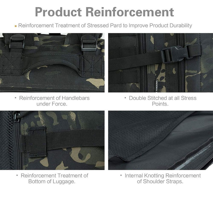 کولهپشتی تاکتیکال مول (MOLLE) طرح چریکی چندمحفظه و مقاوم