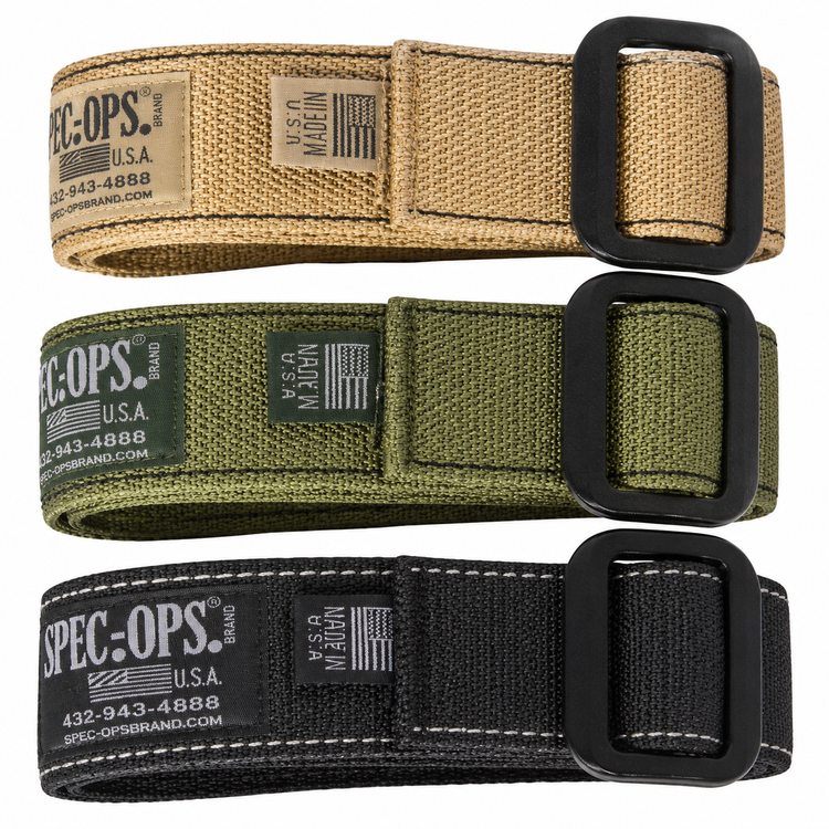 کمربند تاکتیکال برزنتی مدل Spec-Ops (سگک فلزی مقاوم)