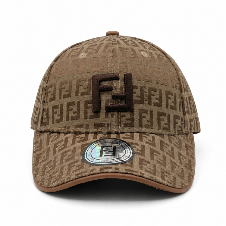 کلاه کپ اسپرت طرح فندی (Fendi) لوگو گلدوزی شده