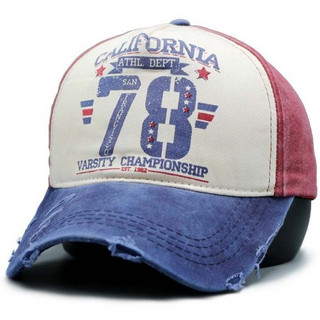 کلاه بیسبالی وینتیج طرح California 78 (کتان سنگشور و زاپدار)