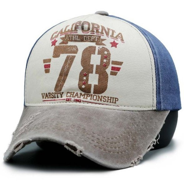 کلاه بیسبالی وینتیج طرح California 78 (کتان سنگشور و زاپدار)