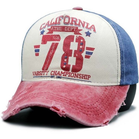 کلاه بیسبالی وینتیج طرح California 78 (کتان سنگشور و زاپدار)