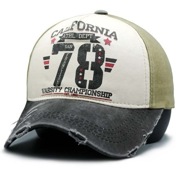 کلاه بیسبالی وینتیج طرح California 78 (کتان سنگشور و زاپدار)