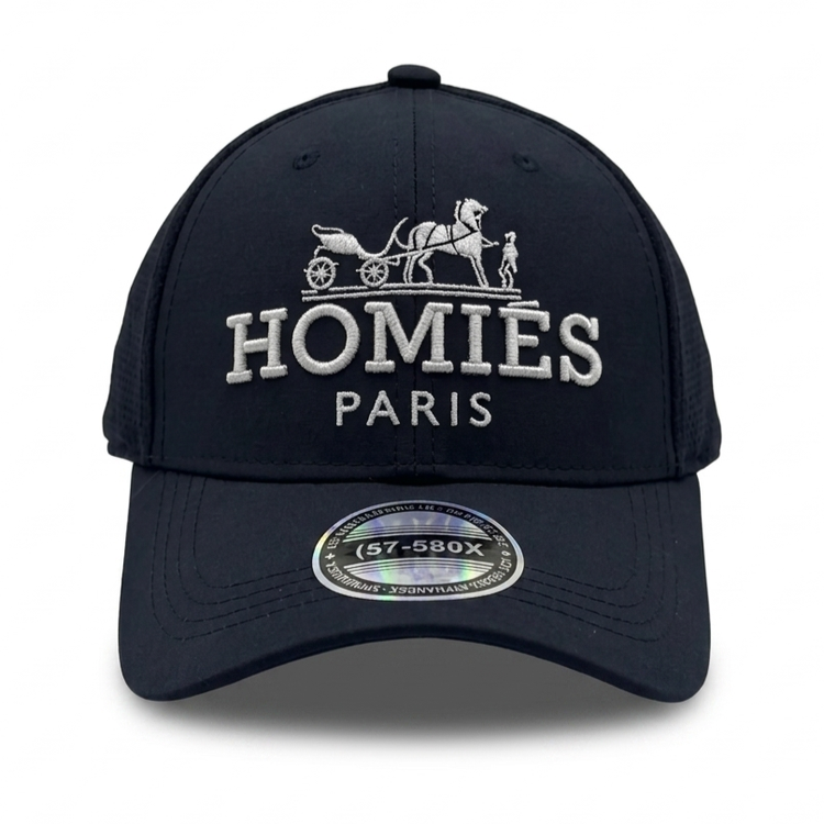 کلاه کپ اسپرت پشت فیت HOMIES PARIS کلاه گلدوزی شده یونیسکس