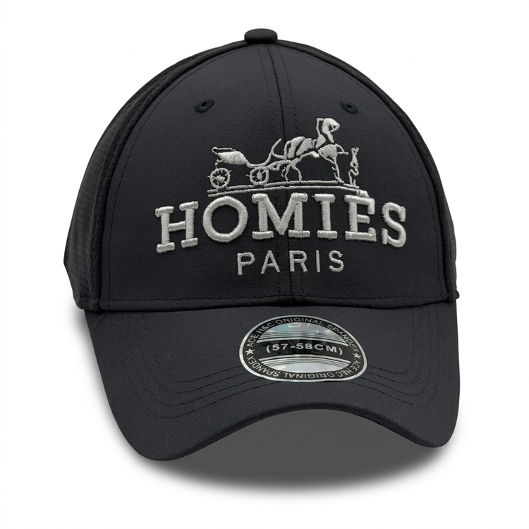 کلاه کپ اسپرت پشت فیت HOMIES PARIS کلاه گلدوزی شده یونیسکس