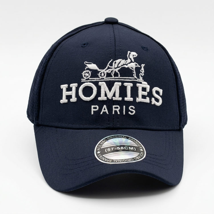 کلاه کپ اسپرت پشت فیت HOMIES PARIS کلاه گلدوزی شده یونیسکس