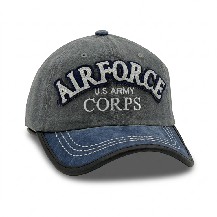 کلاه کپ بیسبالی کتان سنگشور طرح AIRFORCE