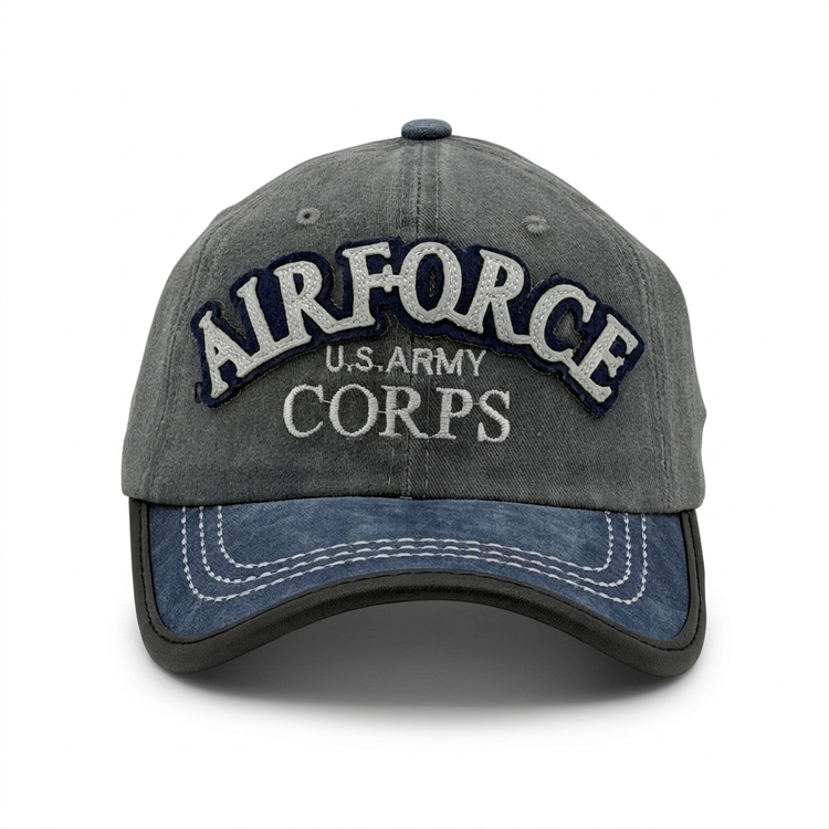 کلاه کپ بیسبالی کتان سنگشور طرح AIRFORCE