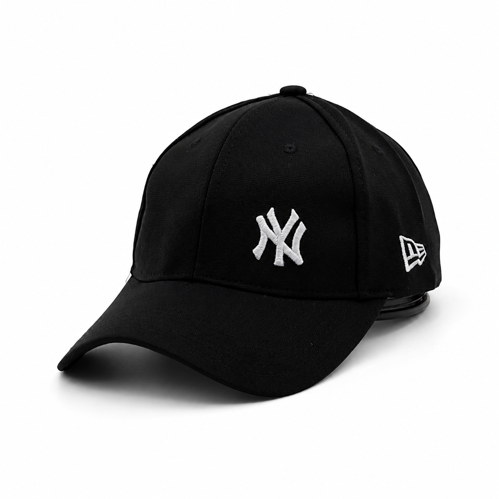 کلاه بیسبالی مشکی مدل نیویورک (NY) طرح (New Era) | گلدوزی برجسته