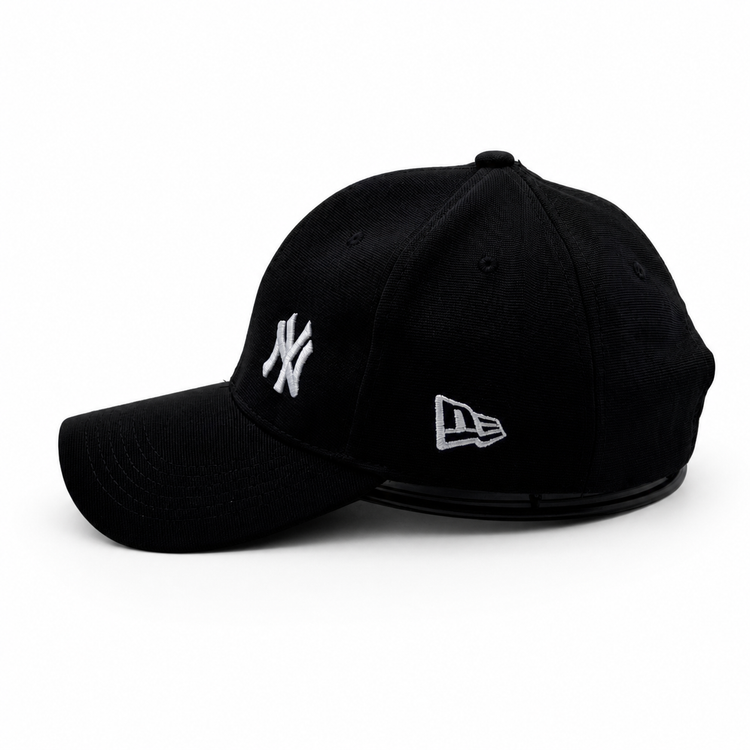 کلاه بیسبالی مشکی مدل نیویورک (NY) طرح (New Era) | گلدوزی برجسته