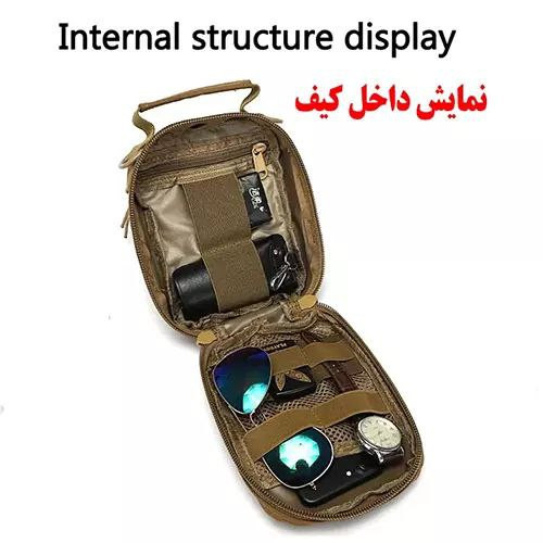 یف کمری و دوشی تاکتیکال مدل EDC | کیف تجهیزات کمپینگ سیستم MOLLE