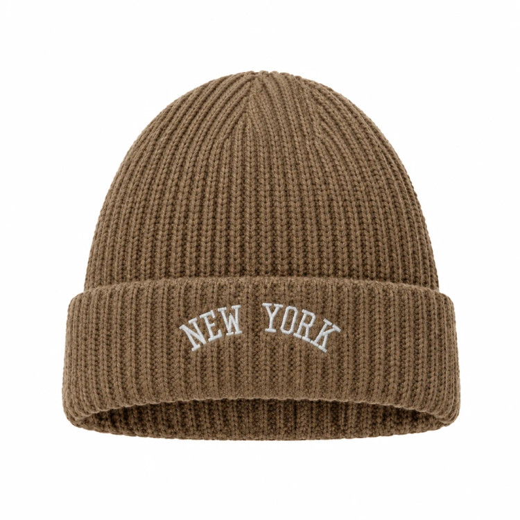 کلاه بافتنی مدل لئونی طرح NEW YORK کد NY-01
