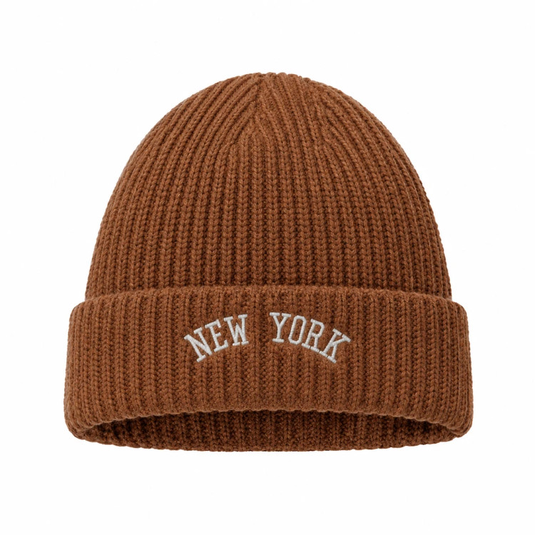 کلاه بافتنی مدل لئونی طرح NEW YORK کد NY-01