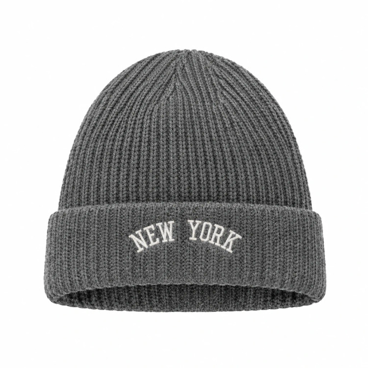 کلاه بافتنی مدل لئونی طرح NEW YORK کد NY-01