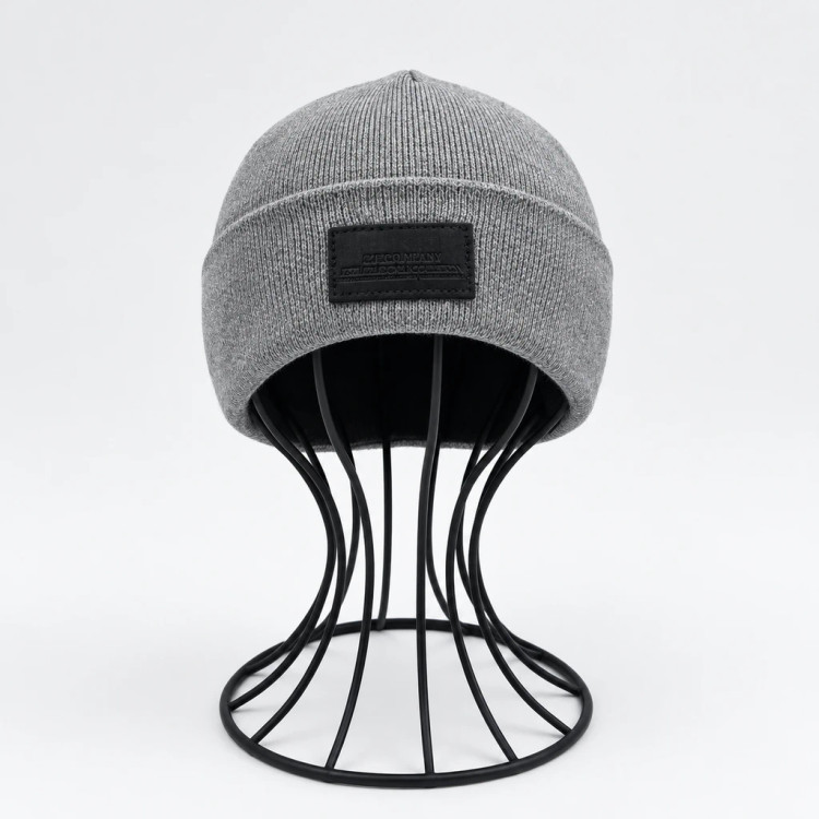 کلاه بافتنی مدل ZARA MAN لبه دوبل مارک چرمی کد LM-204 وارداتی